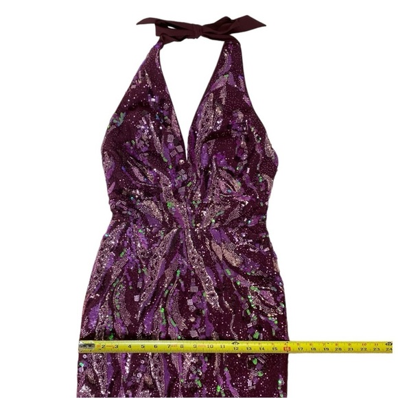Dress the Population sequin halter gown - Picture 10 of 11
